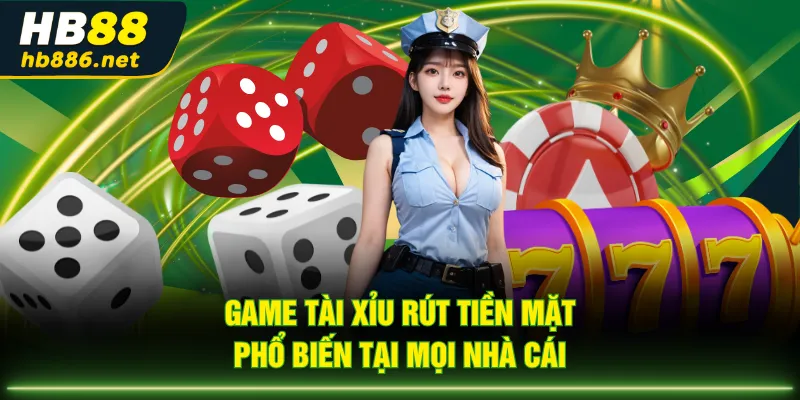 Game Tài Xỉu rút tiền mặt phổ biến tại mọi nhà cái