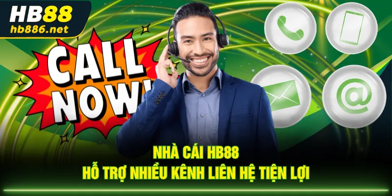 Nhà cái HB88 hỗ trợ nhiều kênh liên hệ tiện lợi